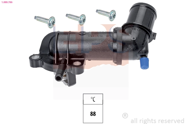 Thermostat, coolant