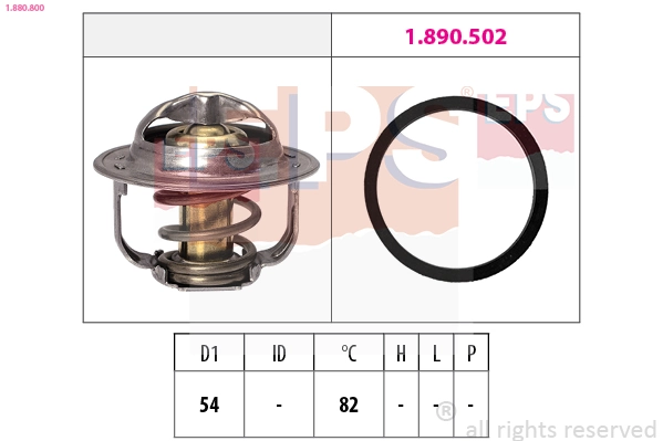 Thermostat, coolant
