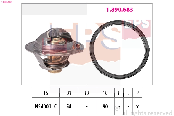 Thermostat, coolant
