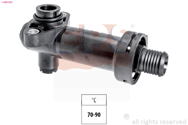 Thermostat, exhaust gas recirculation cooling