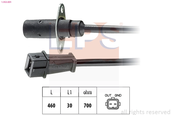 Sensor, crankshaft pulse