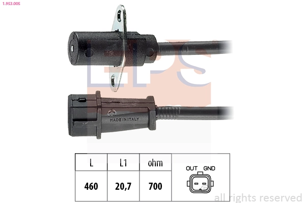 Sensor, crankshaft pulse