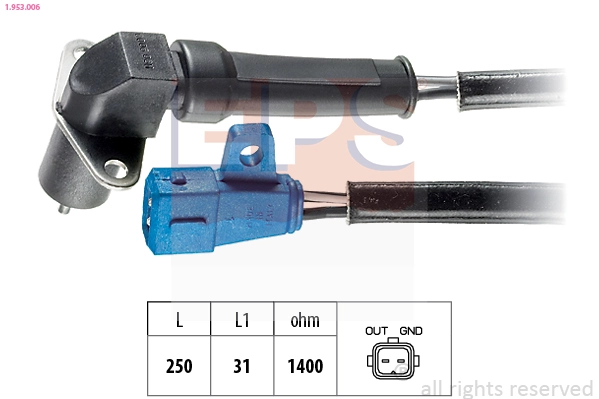 Sensor, crankshaft pulse