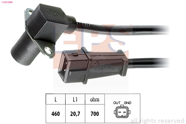 Sensor, crankshaft pulse