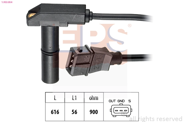 Sensor, crankshaft pulse
