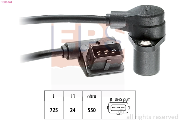 Sensor, crankshaft pulse