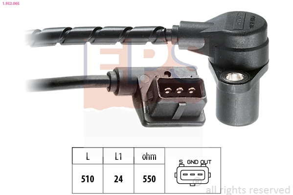 Sensor, crankshaft pulse