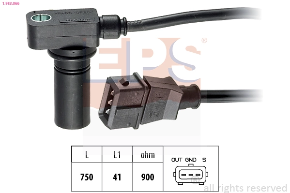 Sensor, crankshaft pulse