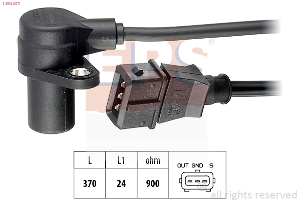Sensor, crankshaft pulse
