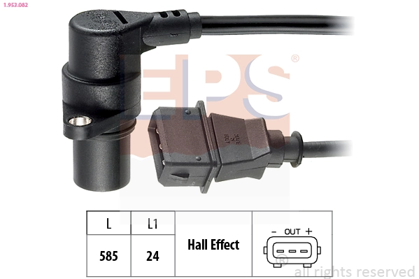 Sensor, crankshaft pulse
