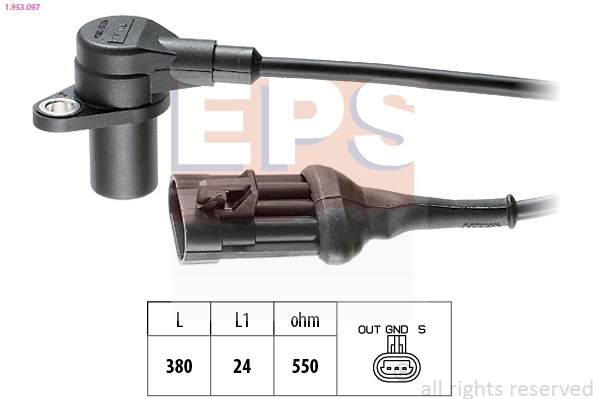 Sensor, crankshaft pulse
