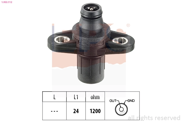 Sensor, engine speed