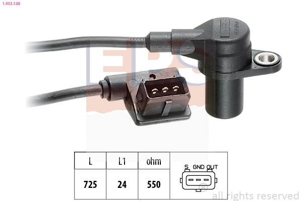 Sensor, crankshaft pulse