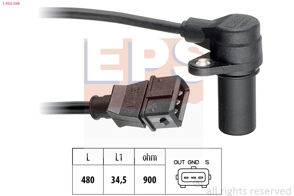 Sensor, engine speed