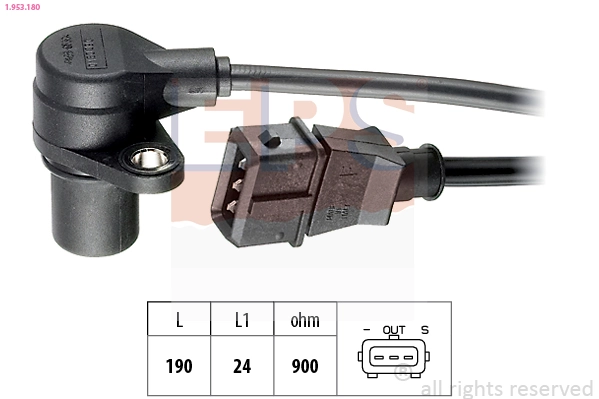 Sensor, crankshaft pulse