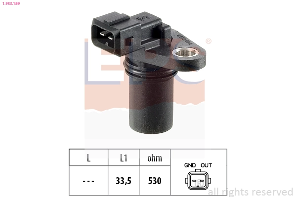 Sensor, engine speed