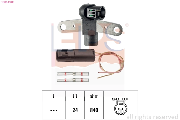 Sensor, crankshaft pulse