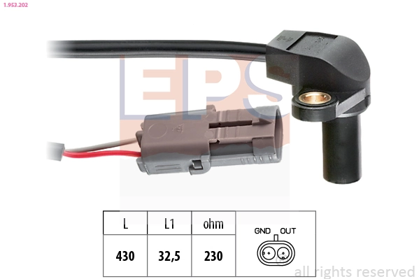 Sensor, crankshaft pulse