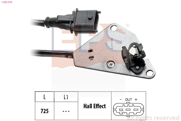 Sensor, engine speed