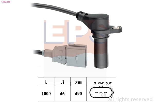 Sensor, crankshaft pulse