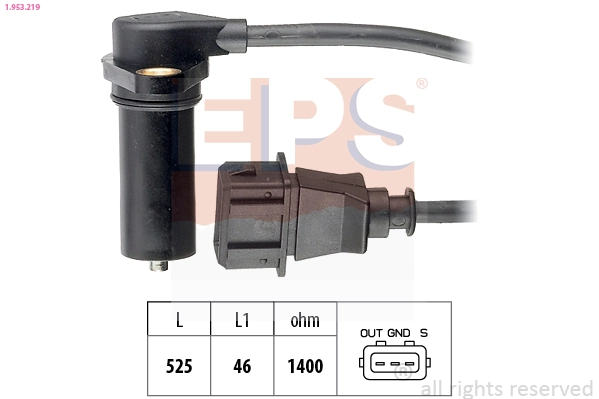 Sensor, crankshaft pulse