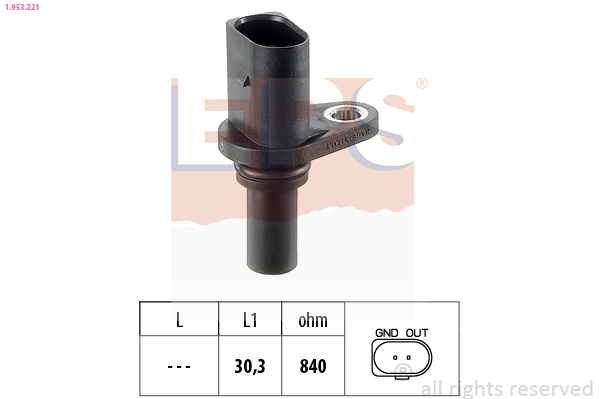 Sensor, engine speed