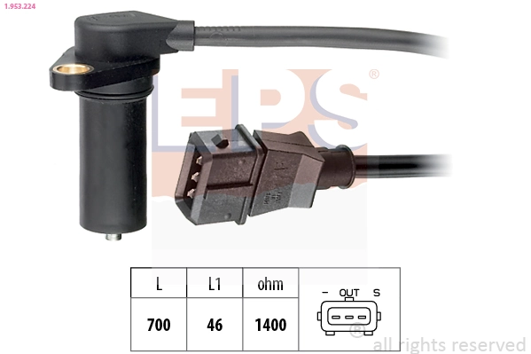 Sensor, crankshaft pulse