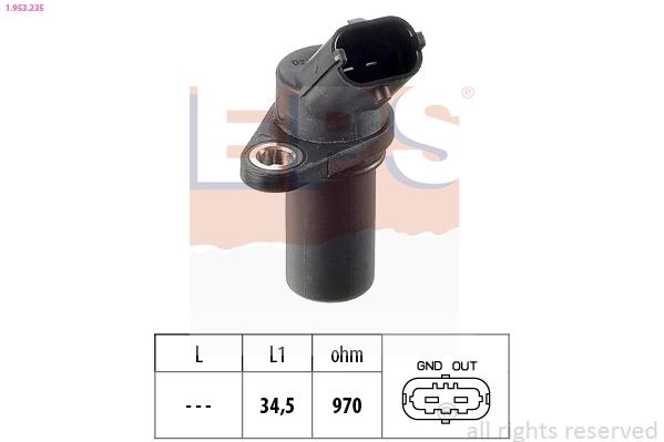 Sensor, crankshaft pulse