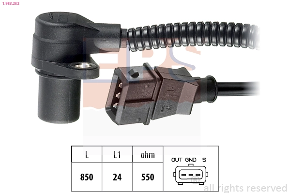 Sensor, engine speed