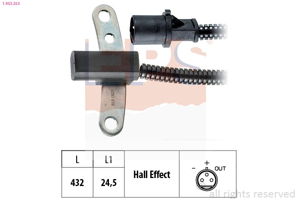 Sensor, crankshaft pulse