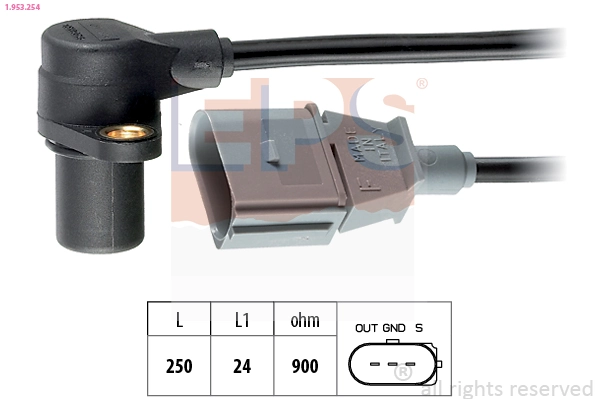 Sensor, crankshaft pulse