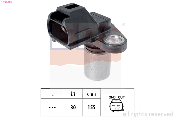 Sensor, crankshaft pulse