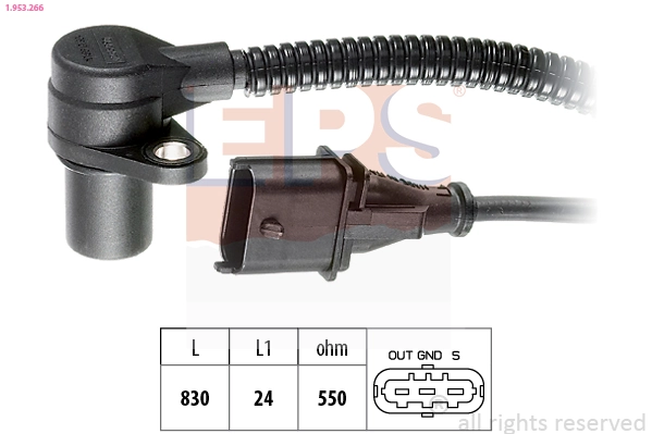 Sensor, crankshaft pulse