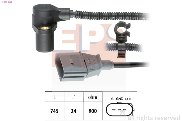 Sensor, crankshaft pulse
