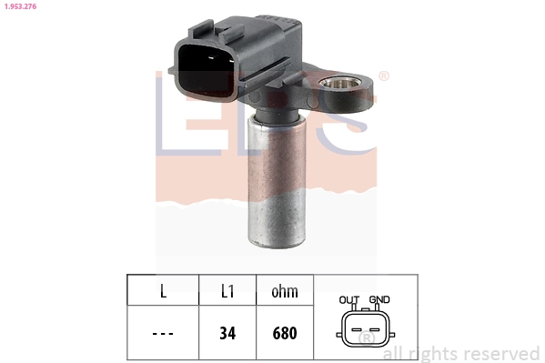 Sensor, crankshaft pulse