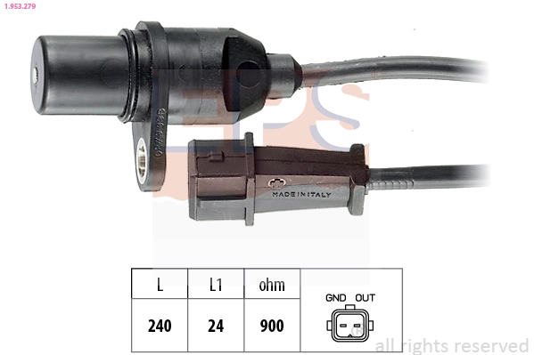 Sensor, crankshaft pulse