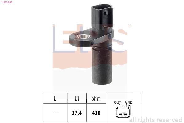 Sensor, crankshaft pulse