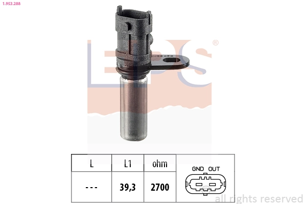 Sensor, crankshaft pulse