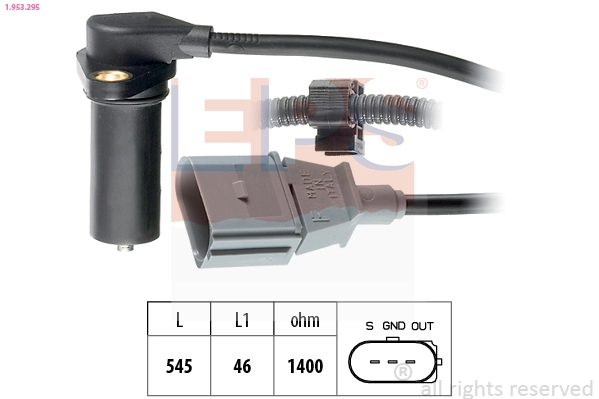 Sensor, crankshaft pulse