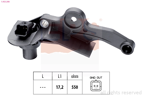 Sensor, crankshaft pulse