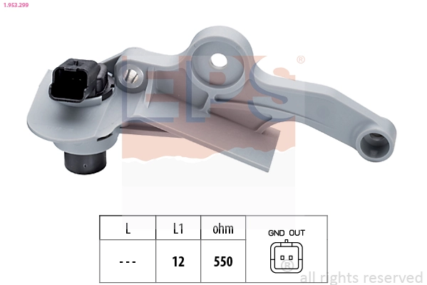 Sensor, crankshaft pulse