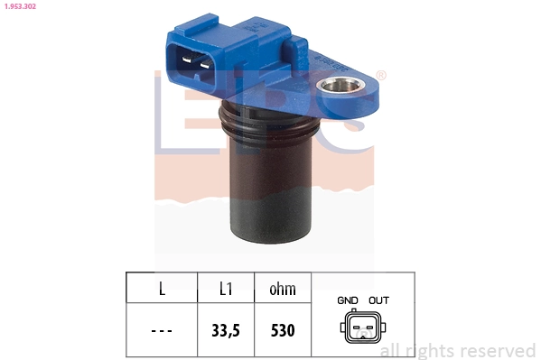 Sensor, engine speed