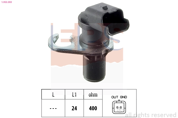 Sensor, crankshaft pulse