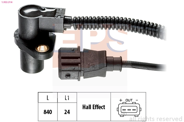 Sensor, crankshaft pulse