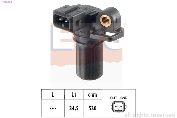Sensor, crankshaft pulse