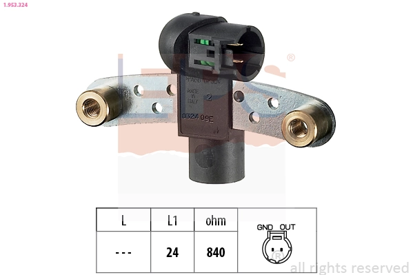 Sensor, crankshaft pulse