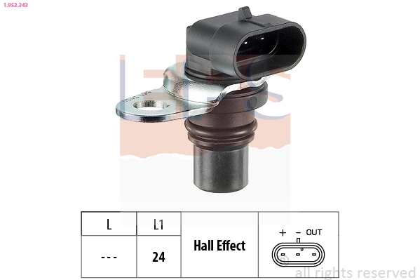 Sensor, engine speed