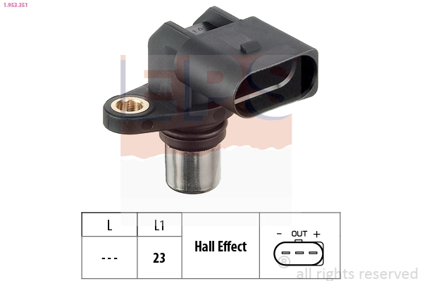 Sensor, engine speed