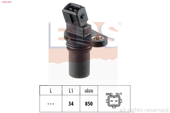 Sensor, engine speed