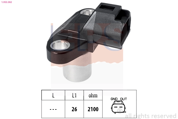 Sensor, engine speed